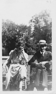 Dr. Eva Holway and Dr. Frederick Albrecht treated Debs at Lindlahr Sanitarium, Elmhurst, Illinois (August 1922). 